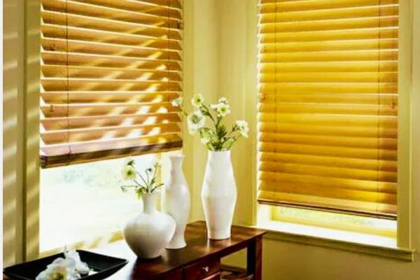 Wooden Window Blinds for Bedroom