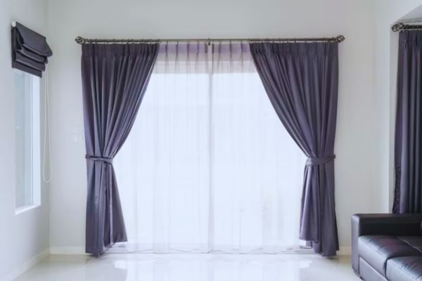 Living Room Curtain Blinds