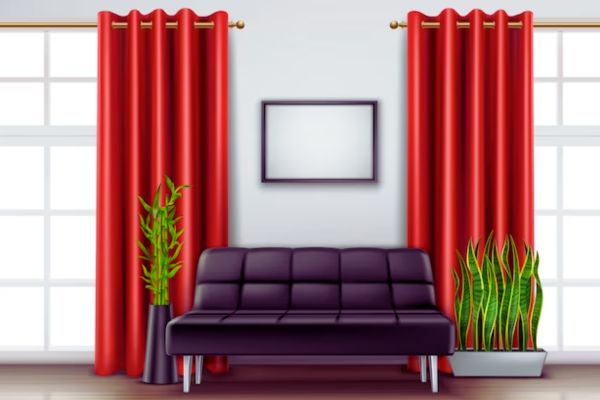 Living Room Curtains for Brown Furniture