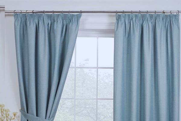 Lined Pencil Pleat Curtains for the Living Room
