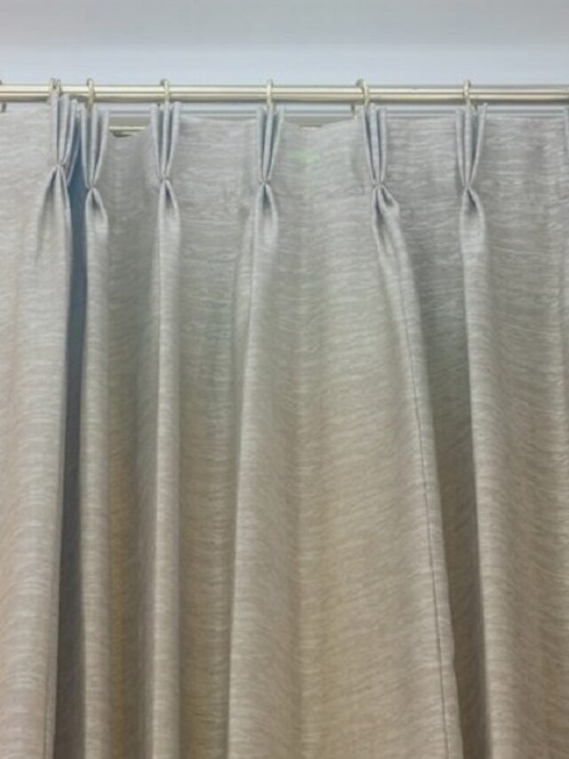 Modern Pencil Pleat Curtains in UAE