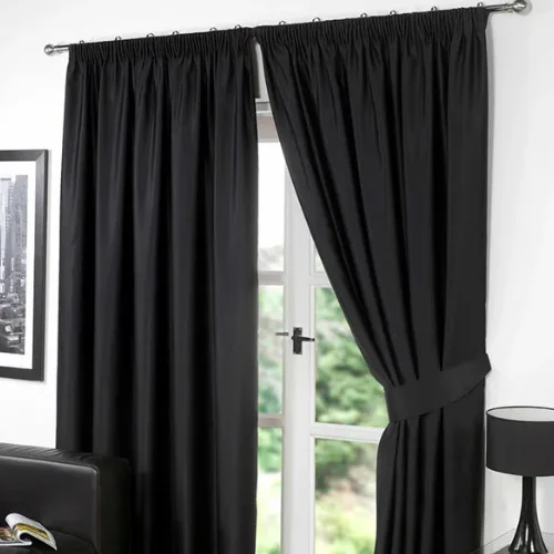 Black Eyelet Curtains Dubai