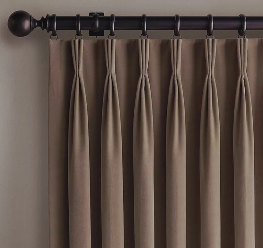 pencil pleat curtains