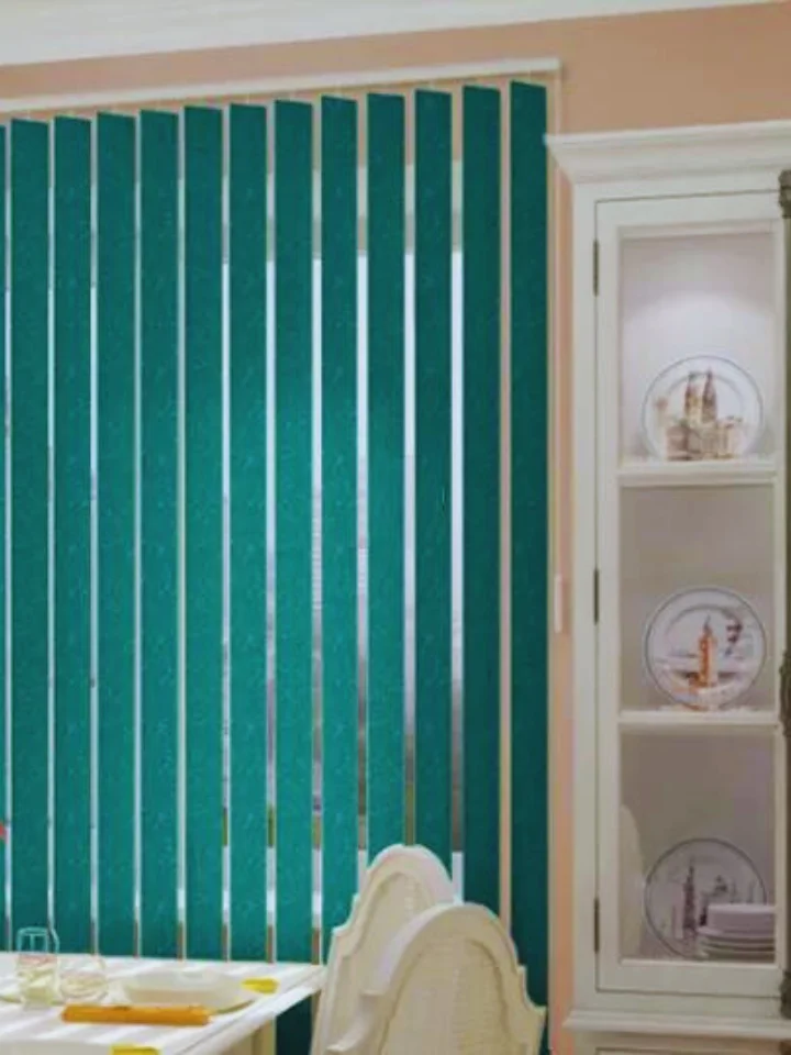 vertical blinds with designs on them