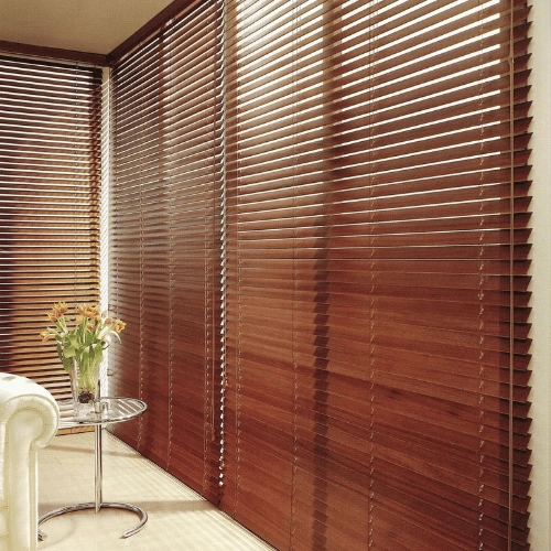 wooden vertical blinds