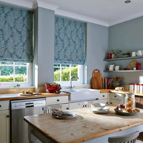 Kitchen with Blinds