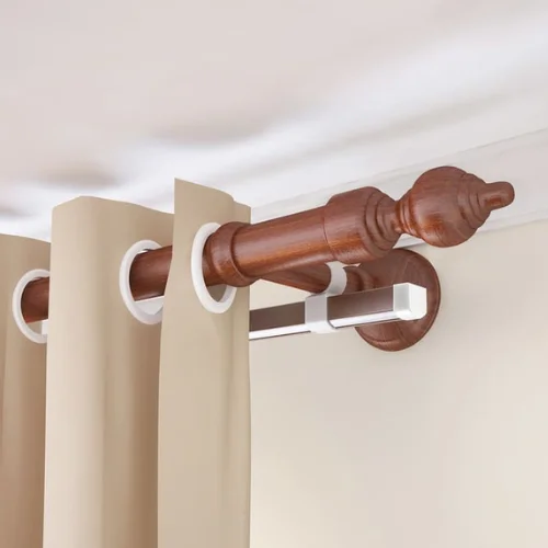 double curtain rod