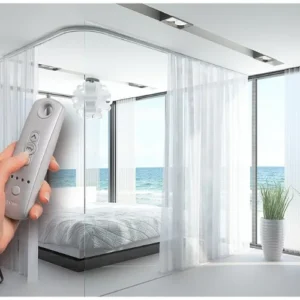 Motorized Somfy Curtains