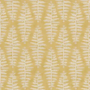 Fern leaf printed fabric in Dubai for nature-inspired curtains