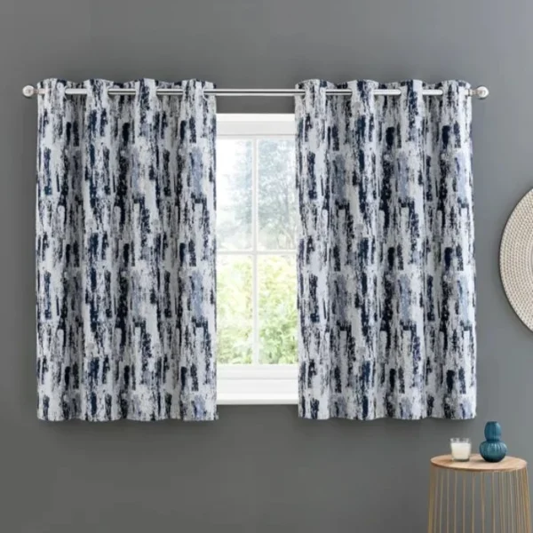 Abstract Global Eyelet Curtains image 3
