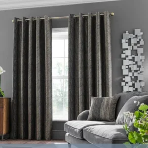Alexandria Stripe Eyelet Curtains