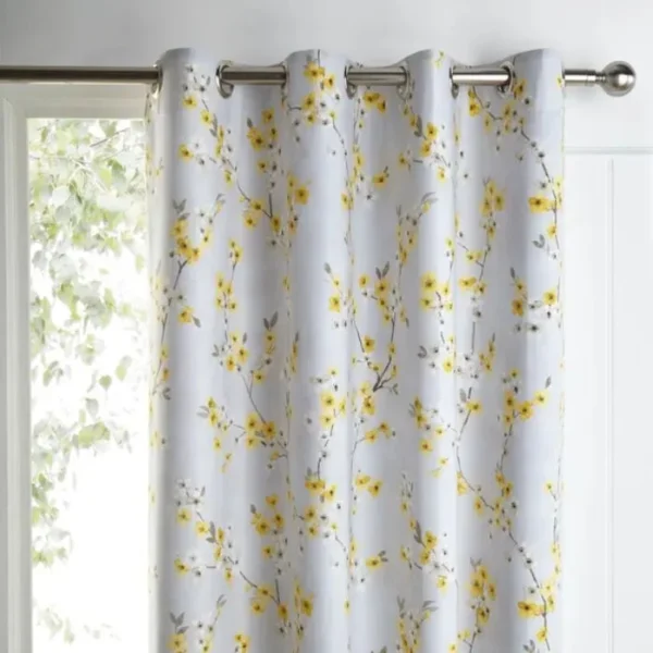 Alisha Blackout Eyelet Curtains image 1