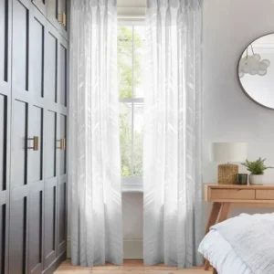 Alpine White Voile Curtains