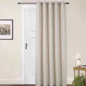 Amberley Natural Chenille Door Curtain