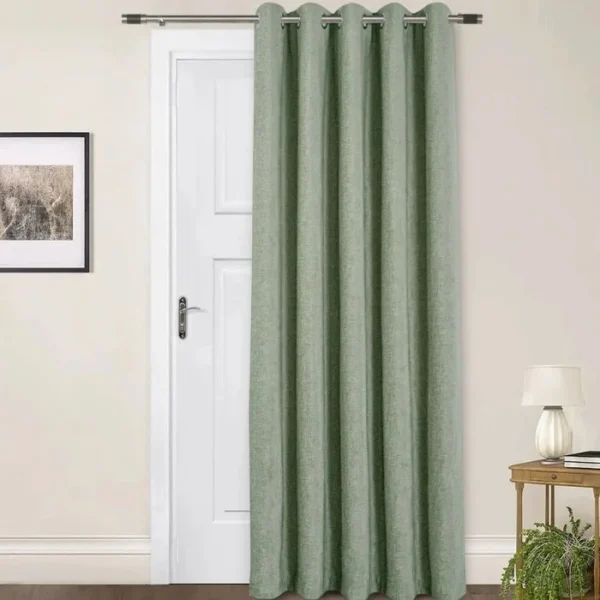 Amberley Sage Chenille Door Curtain