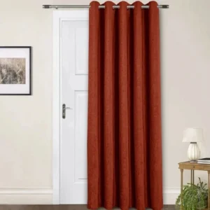 Amberley Terracotta Thermal Door Curtain