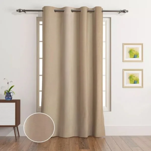 Amity Dupioni Extra Curtain