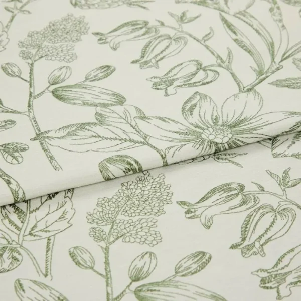Anika Green Curtains image 1