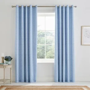 Annie Floral Cotton Eyelet Curtains