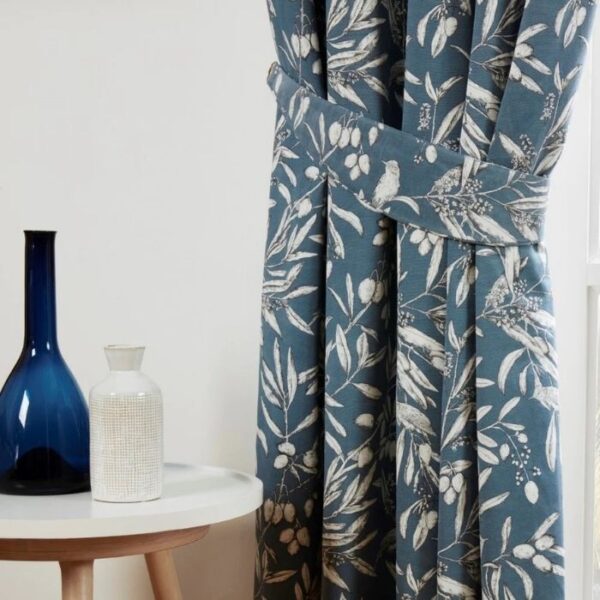 Aviary Bluebell Woodland Pencil Pleat Curtains - Image 2