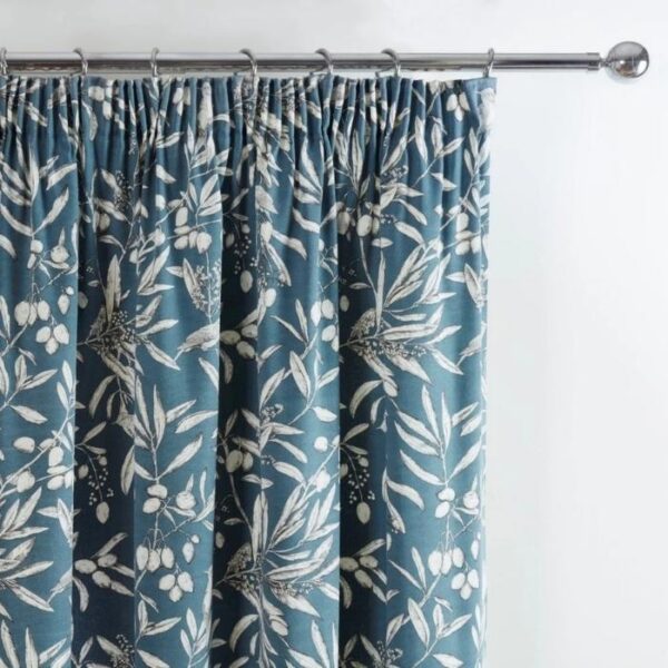 Aviary Bluebell Woodland Pencil Pleat Curtains image 2
