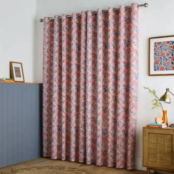 Avie Ditsy Blackout Eyelet Curtains image 2