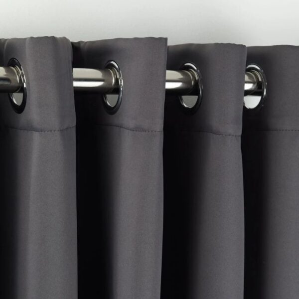 Rear View Showing Blackout Lining Of Curtains