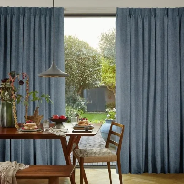 Bailey Stone Blue Curtains