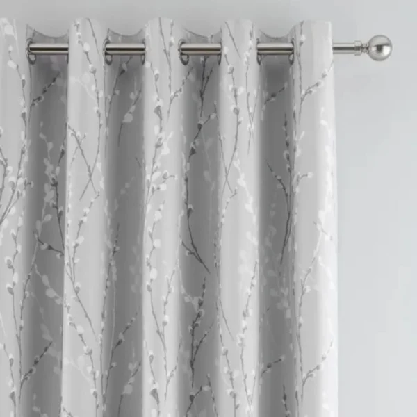 Belle Blackout Eyelet Curtains image 1