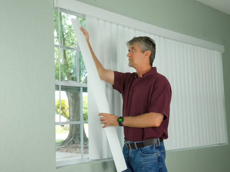Professional blinds installation team in Dubai