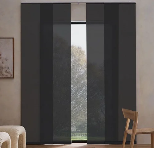 Black Panel Blinds