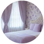 Bedroom blackout curtains solution