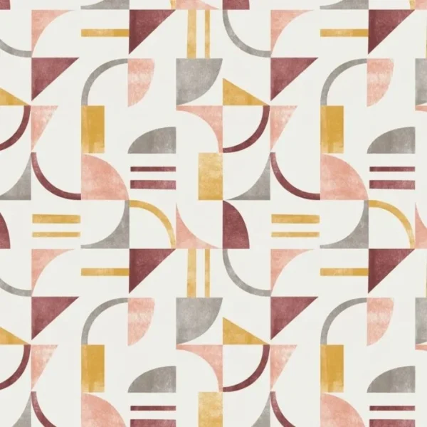 Block Terracotta Curtains image 2