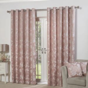Butterfly Meadow Blush Pink Curtains In Child’s Bedroom