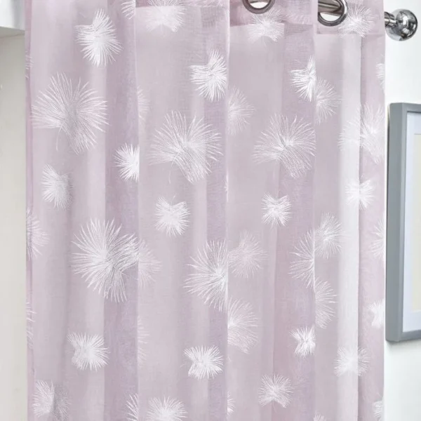 Blush Pink Whisper Eyelet Voile Panel image 1
