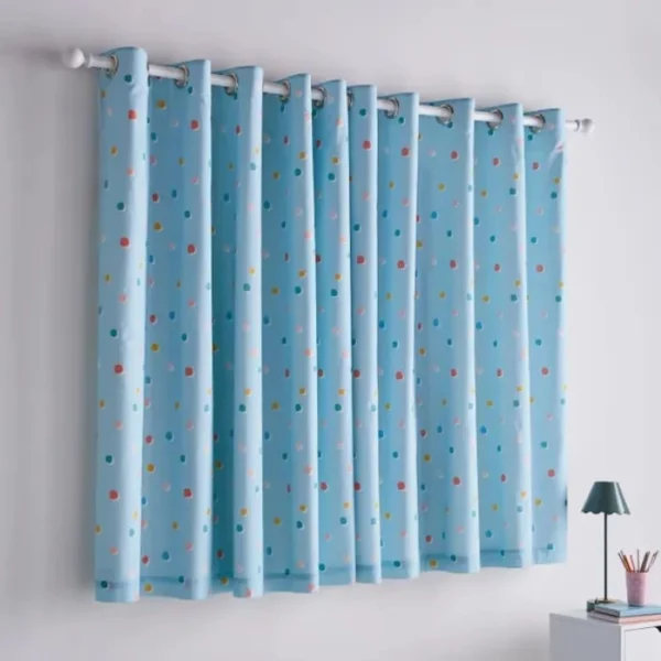 Bold Floral Polka Dot Curtains image 2