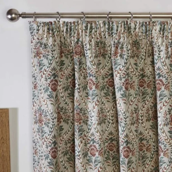 Buttermere Autumn Pencil Pleat Curtains - Image 2
