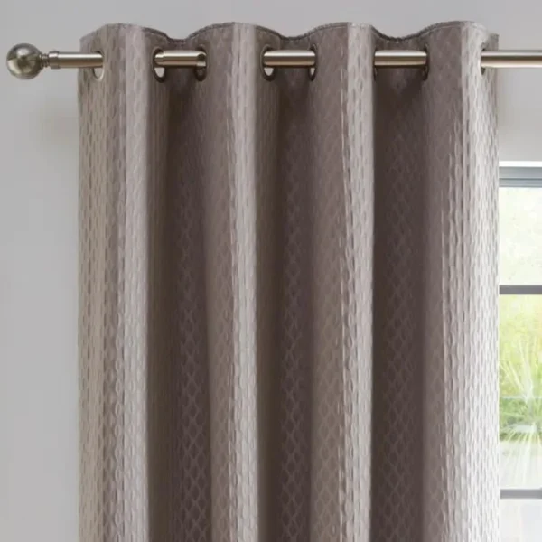 Cassie Blackout Eyelet Curtains image 1