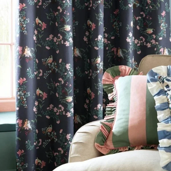 Cath Kidston Paper Birds Blackout Eyelet Curtains - Image 2