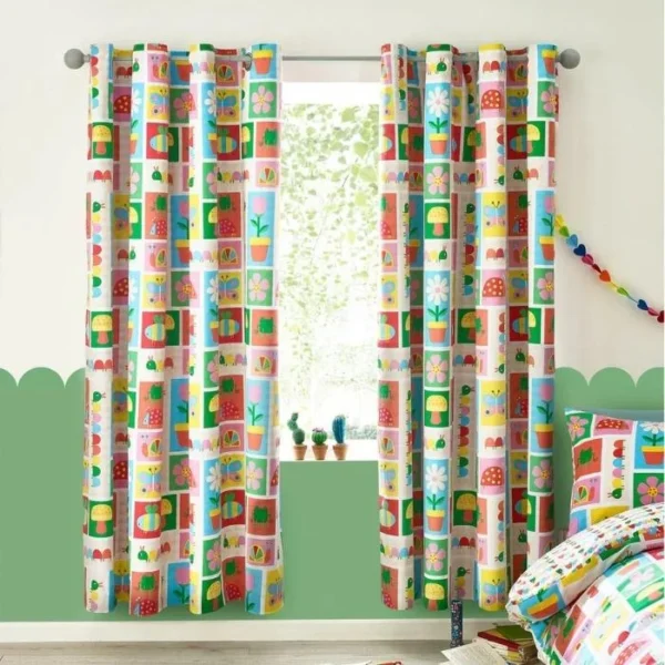 Catherine Lansfield Curious Eyelet Curtains