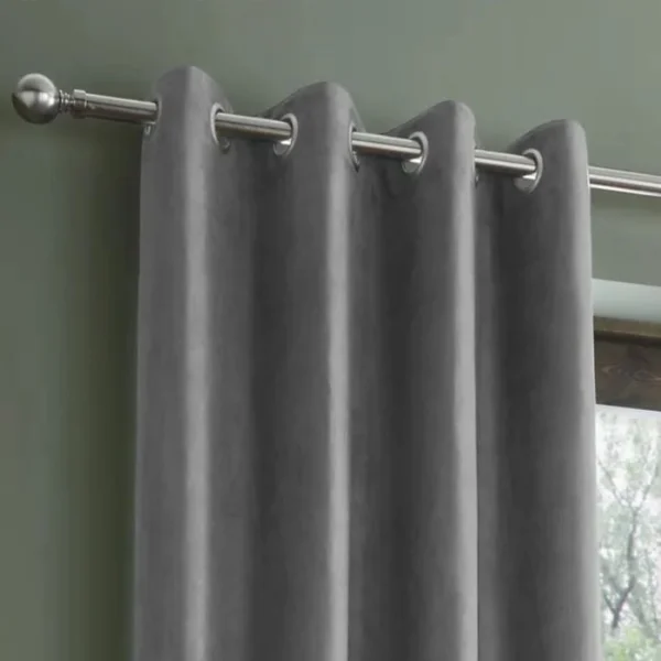 Catherine Lansfield Faux Suede Curtains image 1
