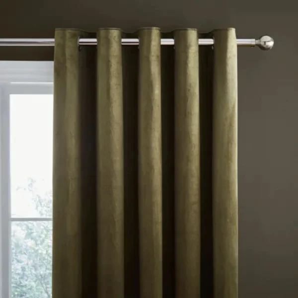 Catherine Lansfield Kingsley Matt Curtains image 1