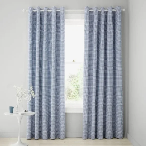 Catherine Lansfield Lucie Floral Eyelet Curtains image 2
