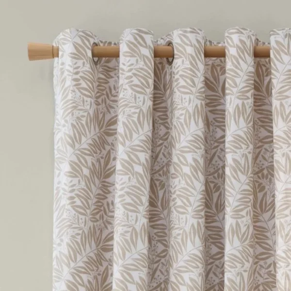 Catherine Lansfield Sorrel Leaf Eyelet Curtains - Image 2