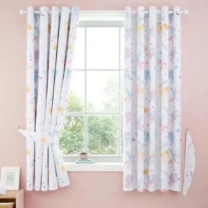 Celestial Unicorn Eyelet Curtains