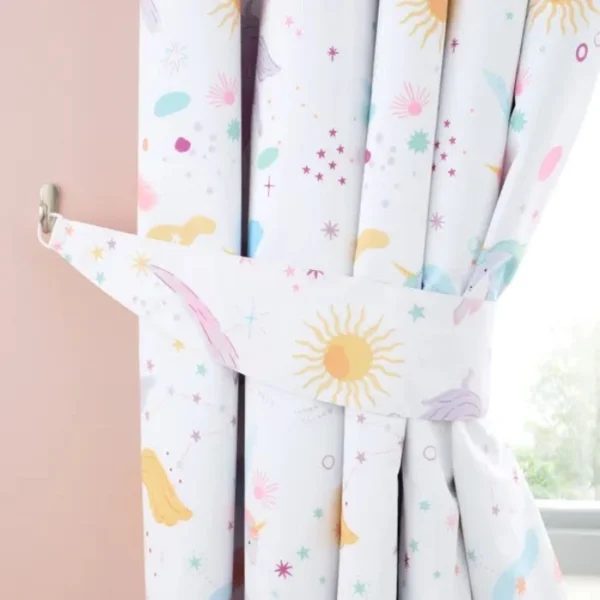 Celestial Unicorn Eyelet Curtains image 3