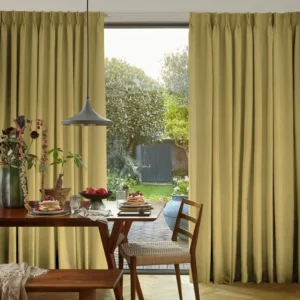 Clarence Chartreuse Curtains