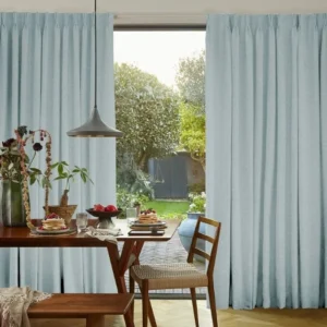 Clarence Sky Blue Curtains