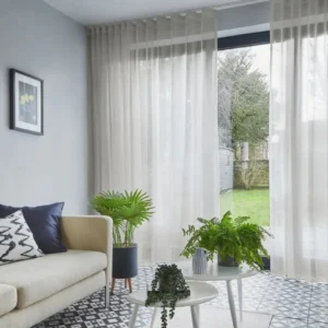 Clarity Ivory Voile Curtains