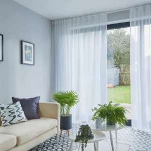 Clarity White Voile Curtains